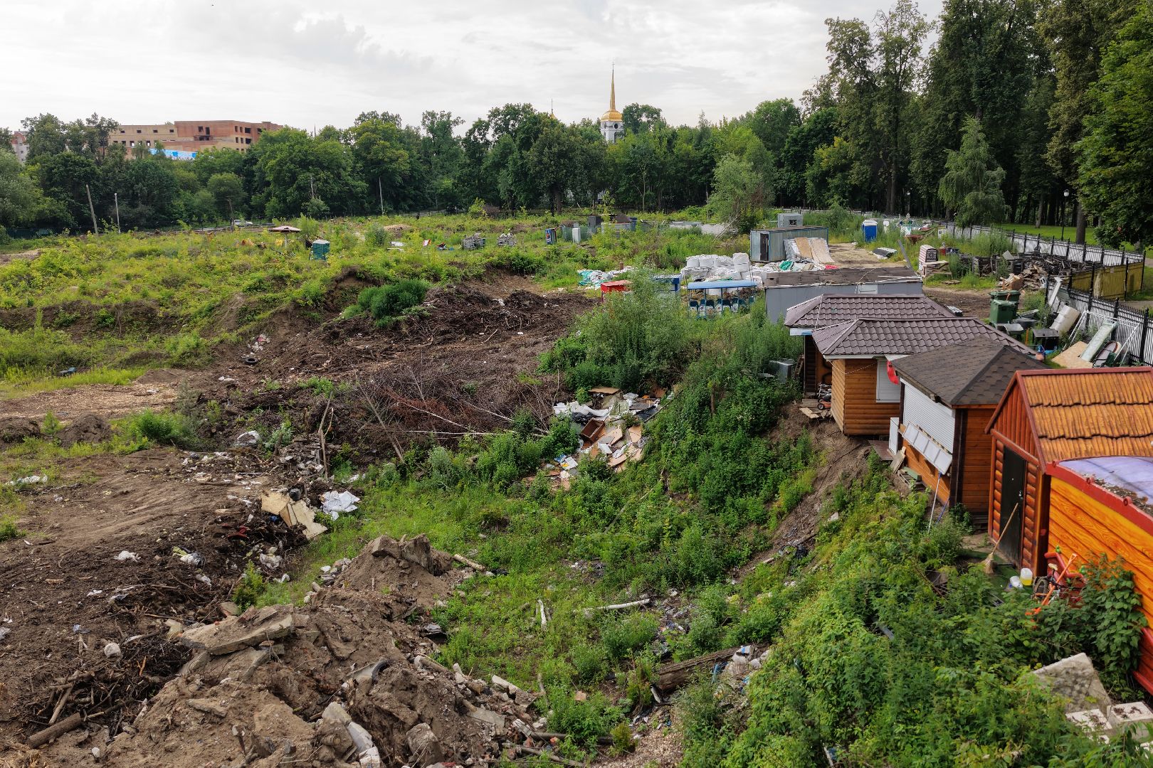 видео с коптера, городской парк раменский,