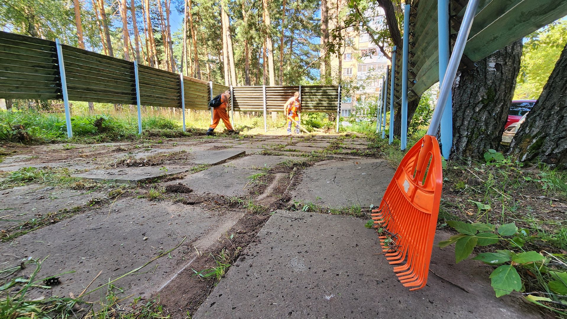 протвино, комбинат благоустройства, сезонные работы,