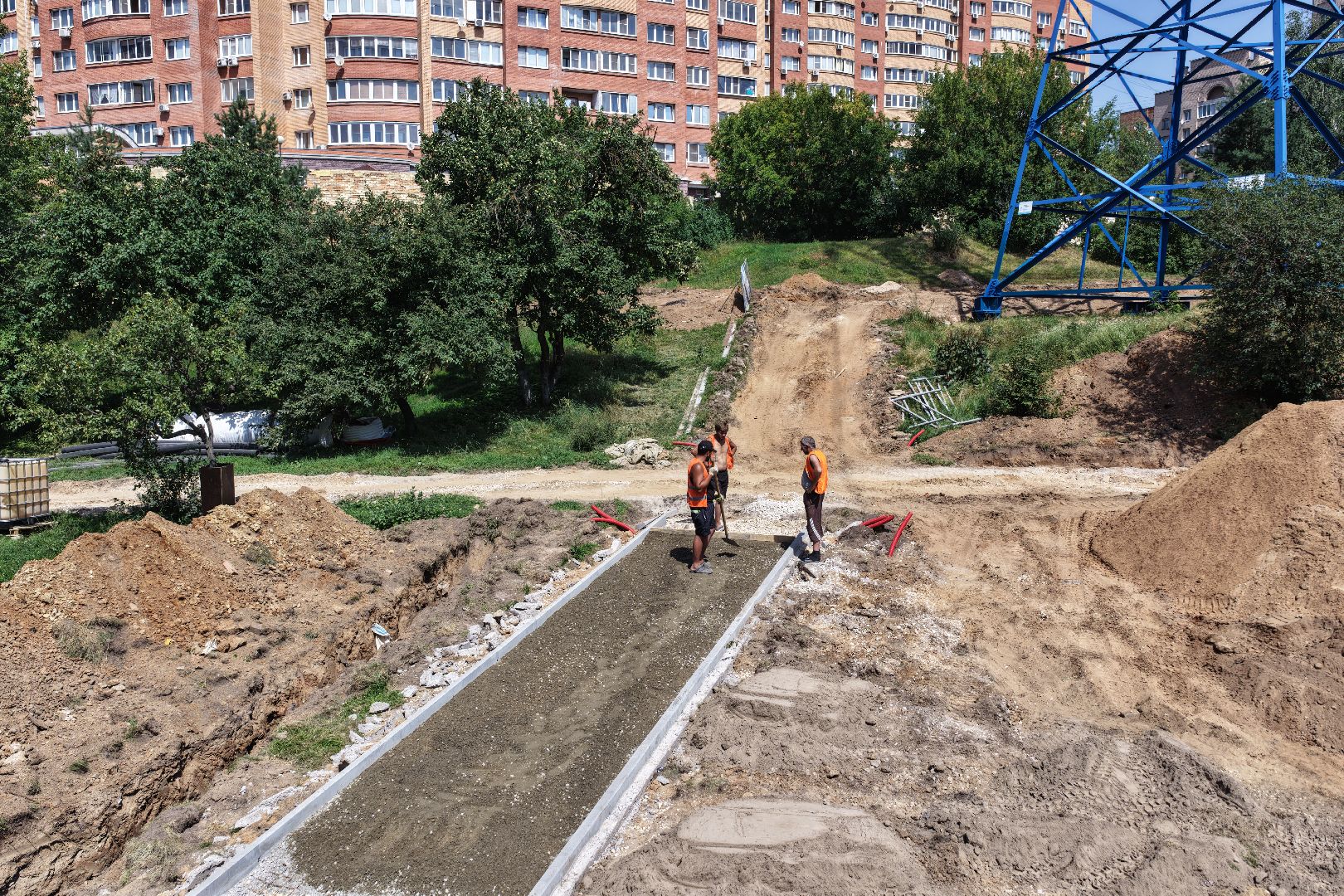 видео с коптера, скейтпарк красногорск,