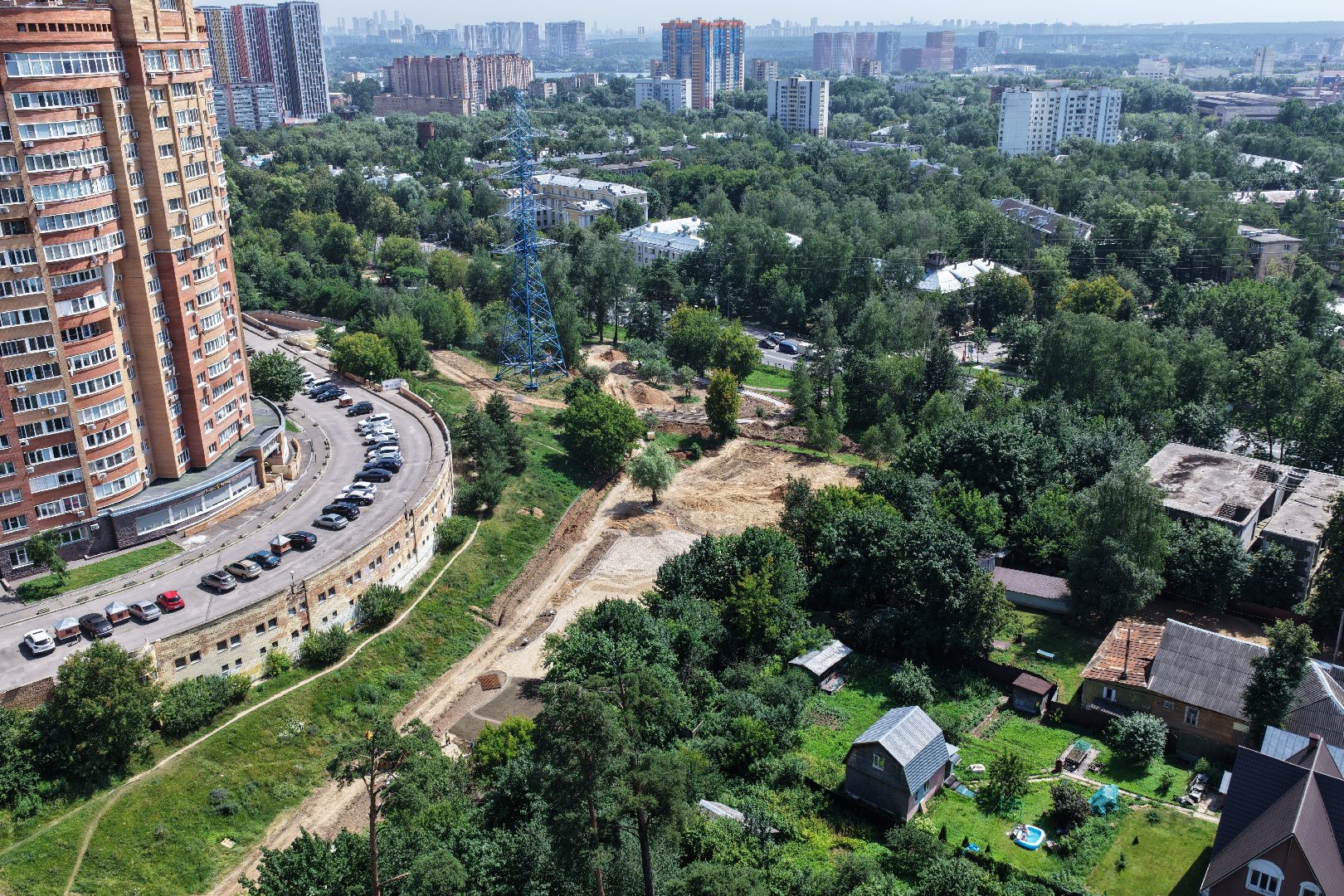 видео с коптера, скейтпарк красногорск,