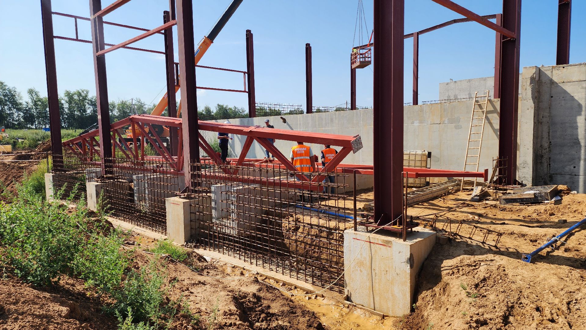 кашира, строительство, очистные сооружения, монтаж оборудования, монолитные работы, жкх, канализация,