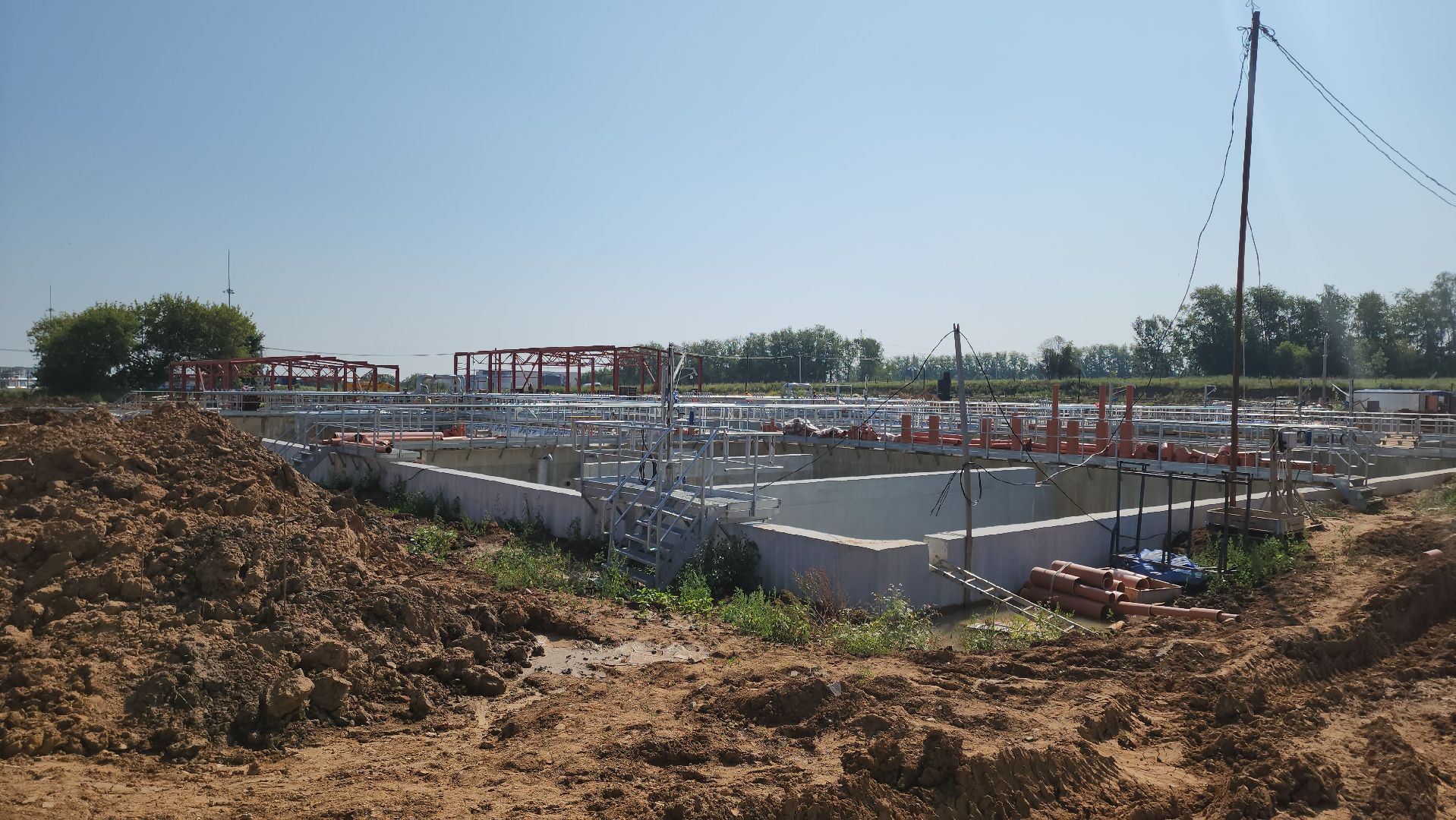 кашира, строительство, очистные сооружения, монтаж оборудования, монолитные работы, жкх, канализация,