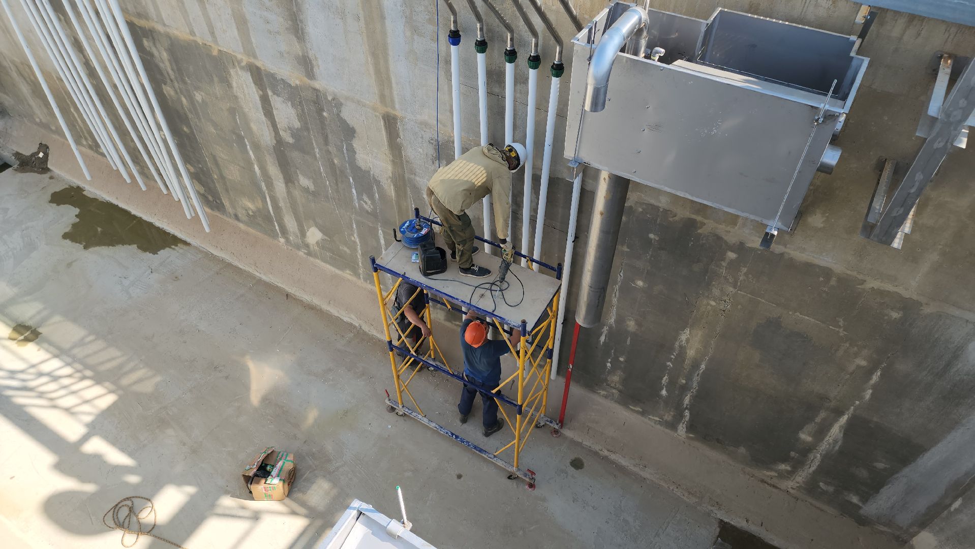 кашира, строительство, очистные сооружения, монтаж оборудования, монолитные работы, жкх, канализация,