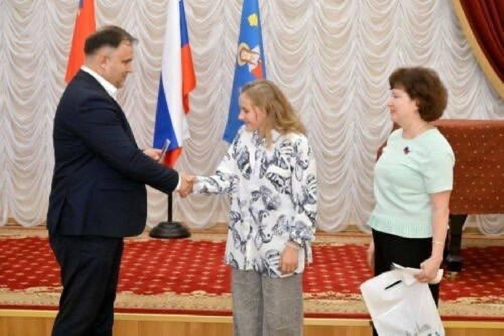 паспорт рф, паспорт в 14 лет, власиха , вручение паспортов, дк власиха,