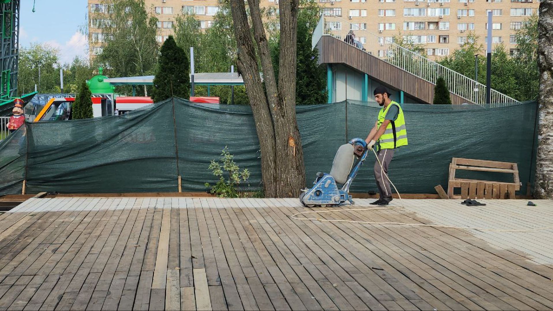 Летняя веранда , Кафе в парке, Центральный парк, Лобня,