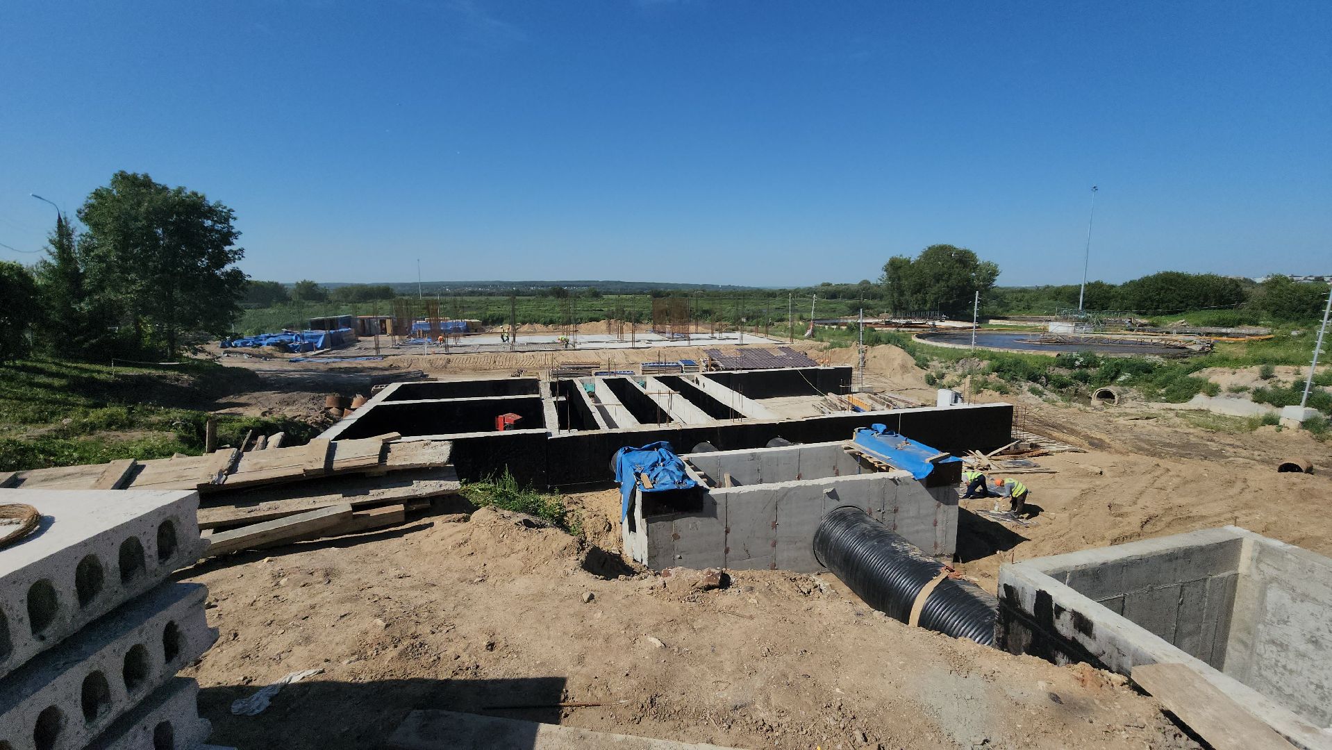 серпухов, городские очистные, реконструкция очистных сооружений, экология,