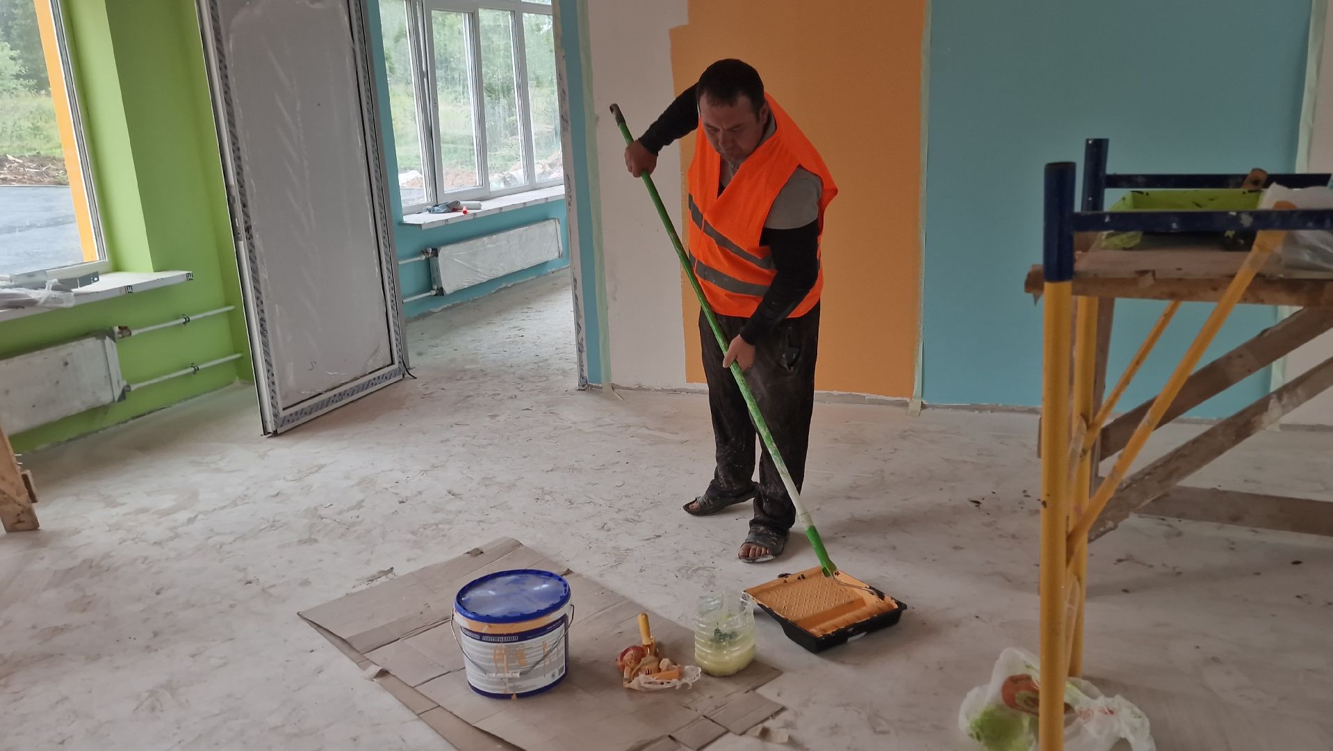 серпухов, капитальный ремонт детского сада, деревня васильевское, детский сад василек,