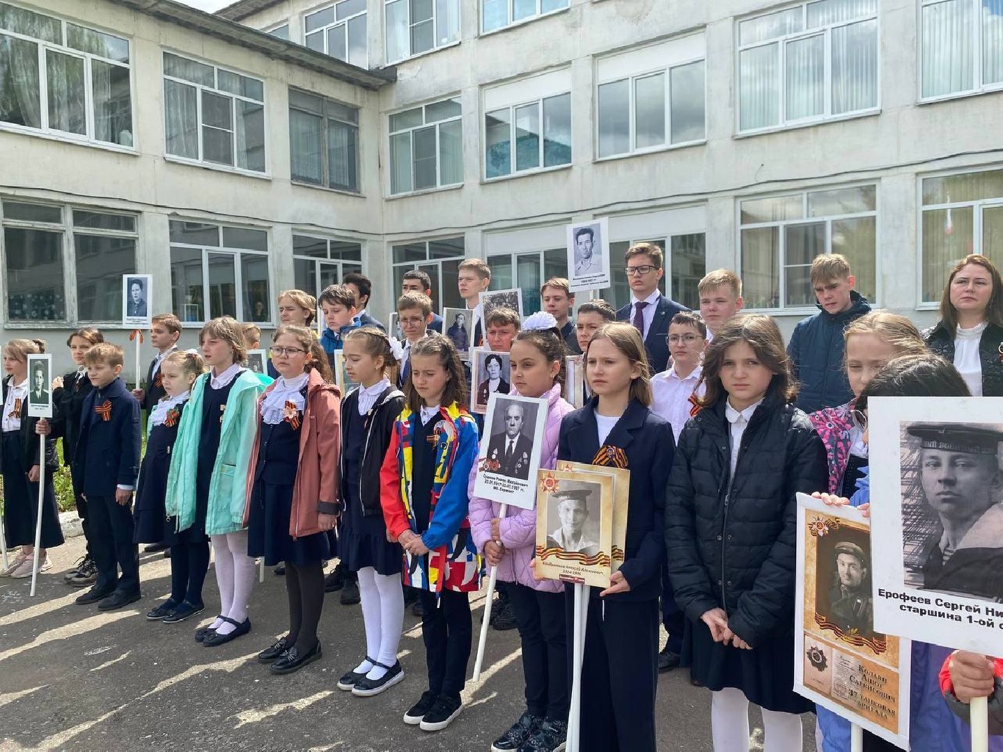 Коломна, линейка, 9мая