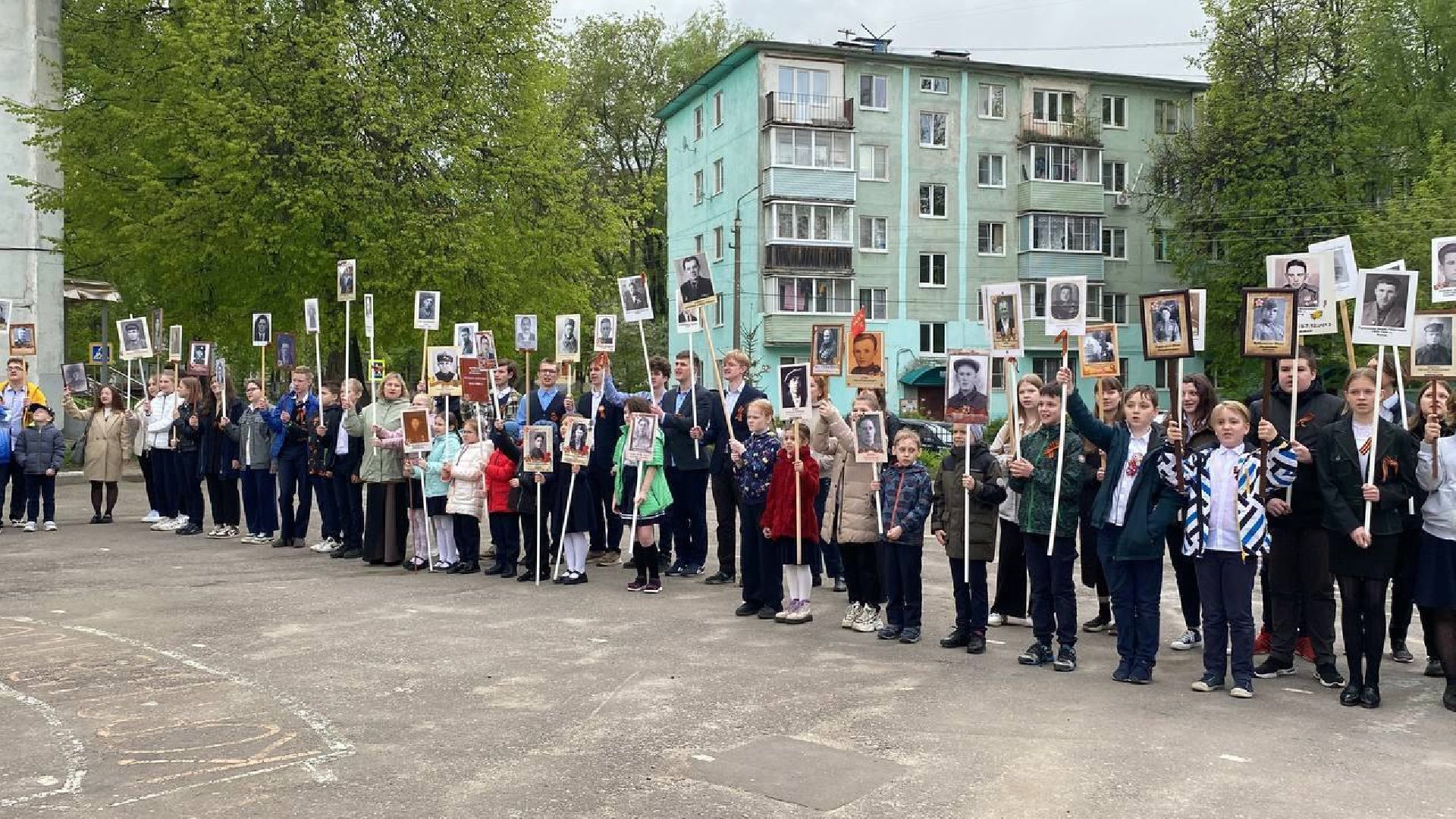 Коломна, линейка, 9мая