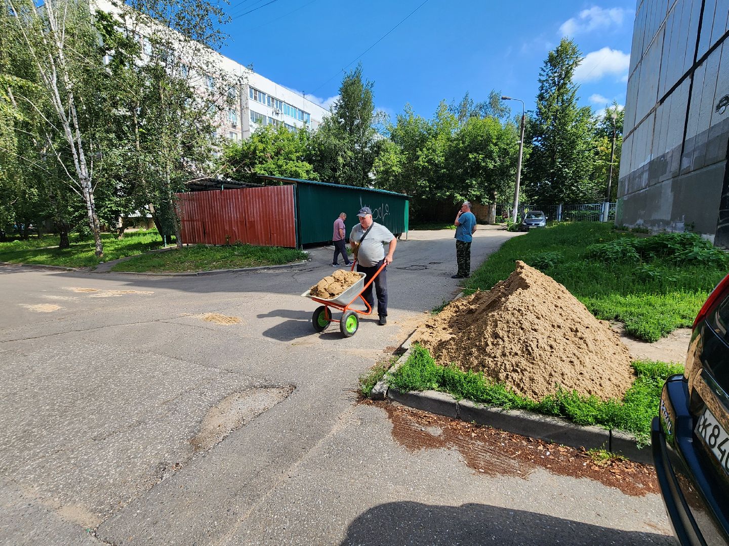 чехов, улица чехова 4, детская площадка, восстановление покрытия, благоустройство, уборка мусора, покос травы, обрезка веток, обращения жителей, портал добродел, мбу чеховское благоустройство,