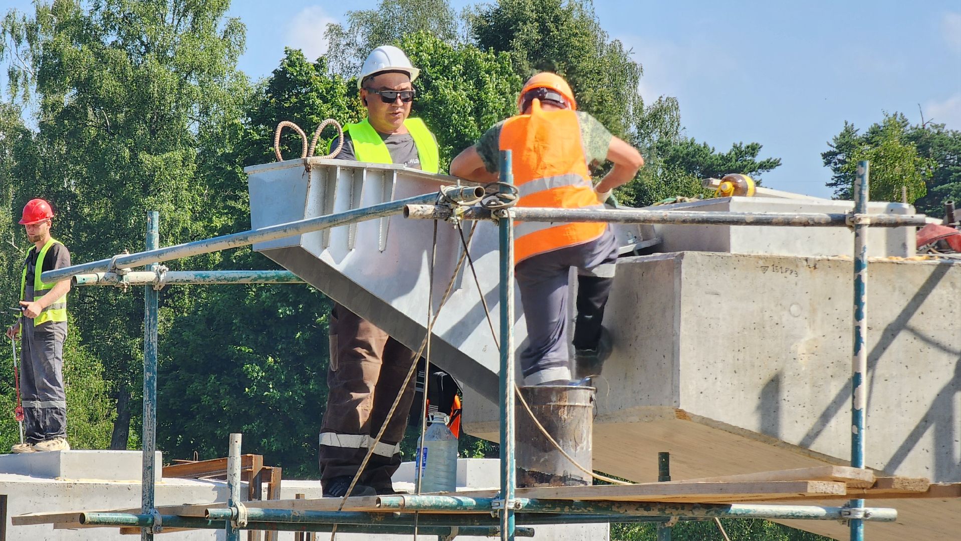 Руза, Поречье , Ремонт моста, Дороги,