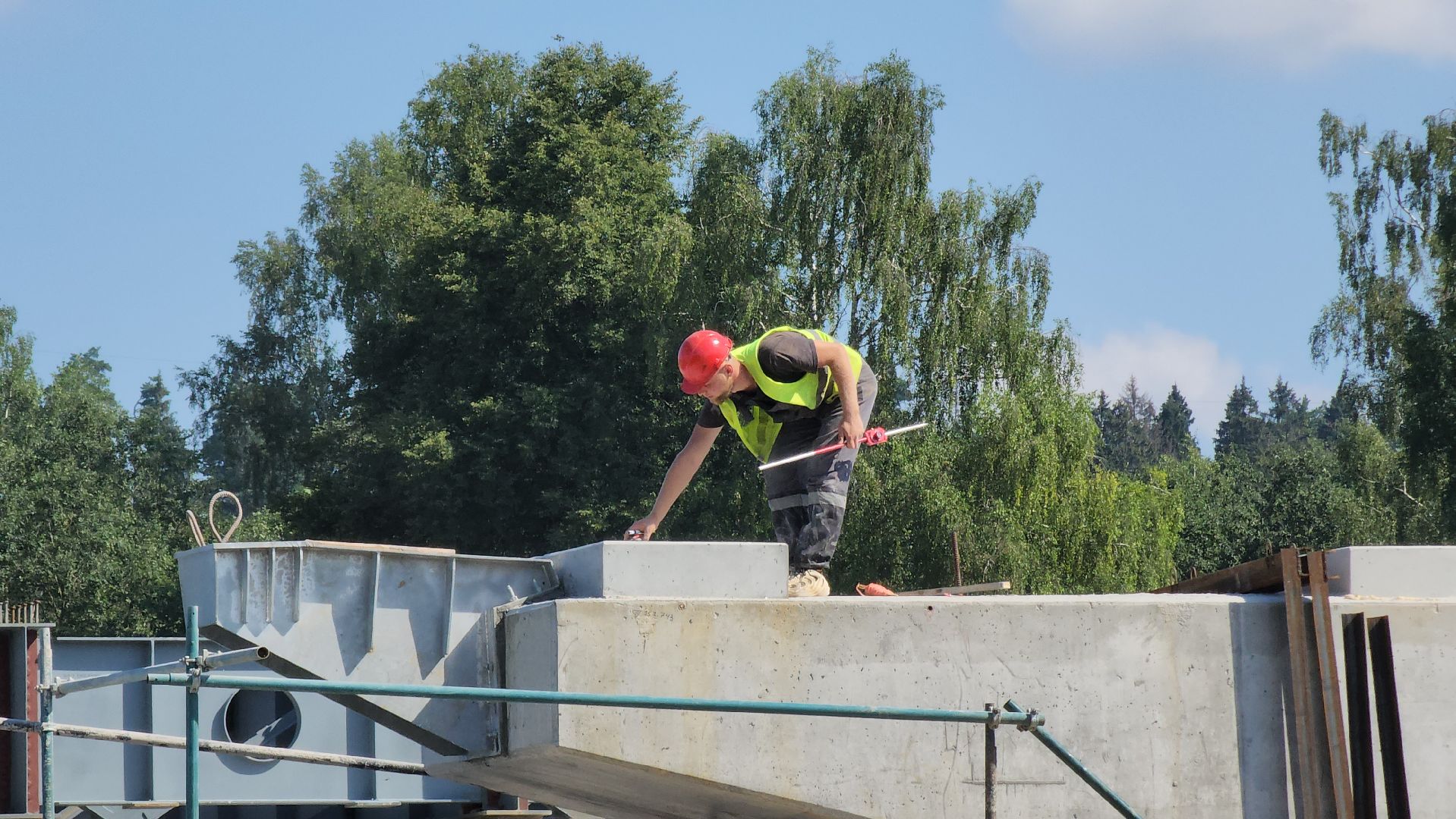 Руза, Поречье , Ремонт моста, Дороги,