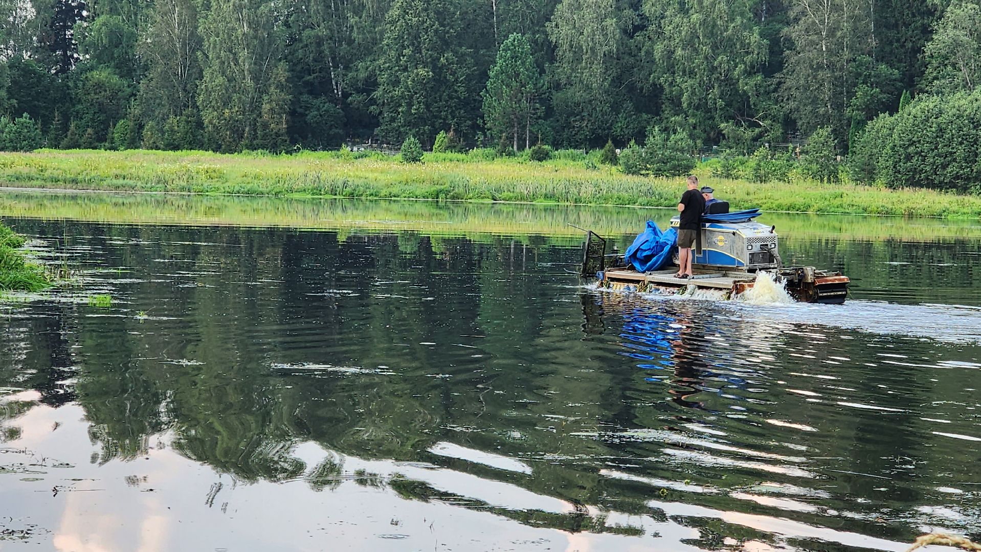 истра, экология, очистка водоема,