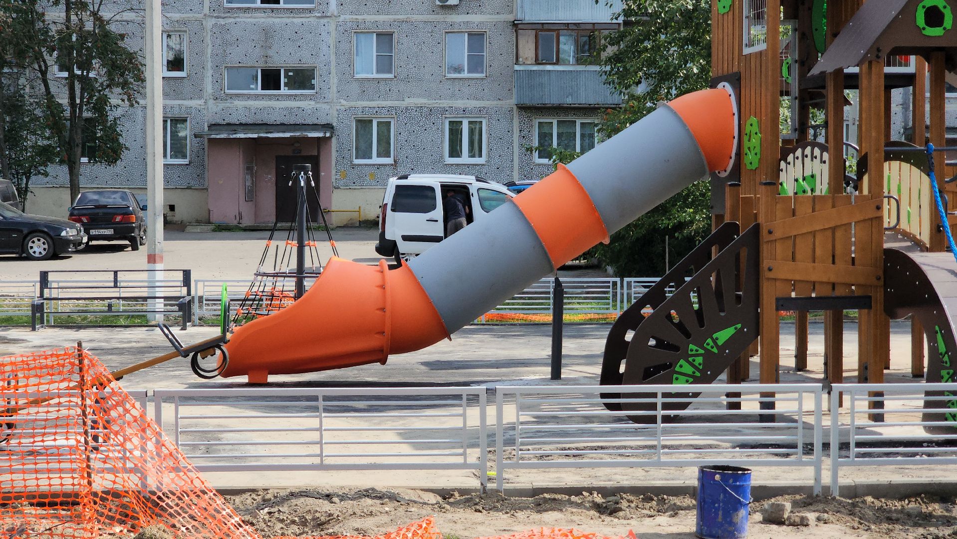 павловский посад, детская площадка , строительство,