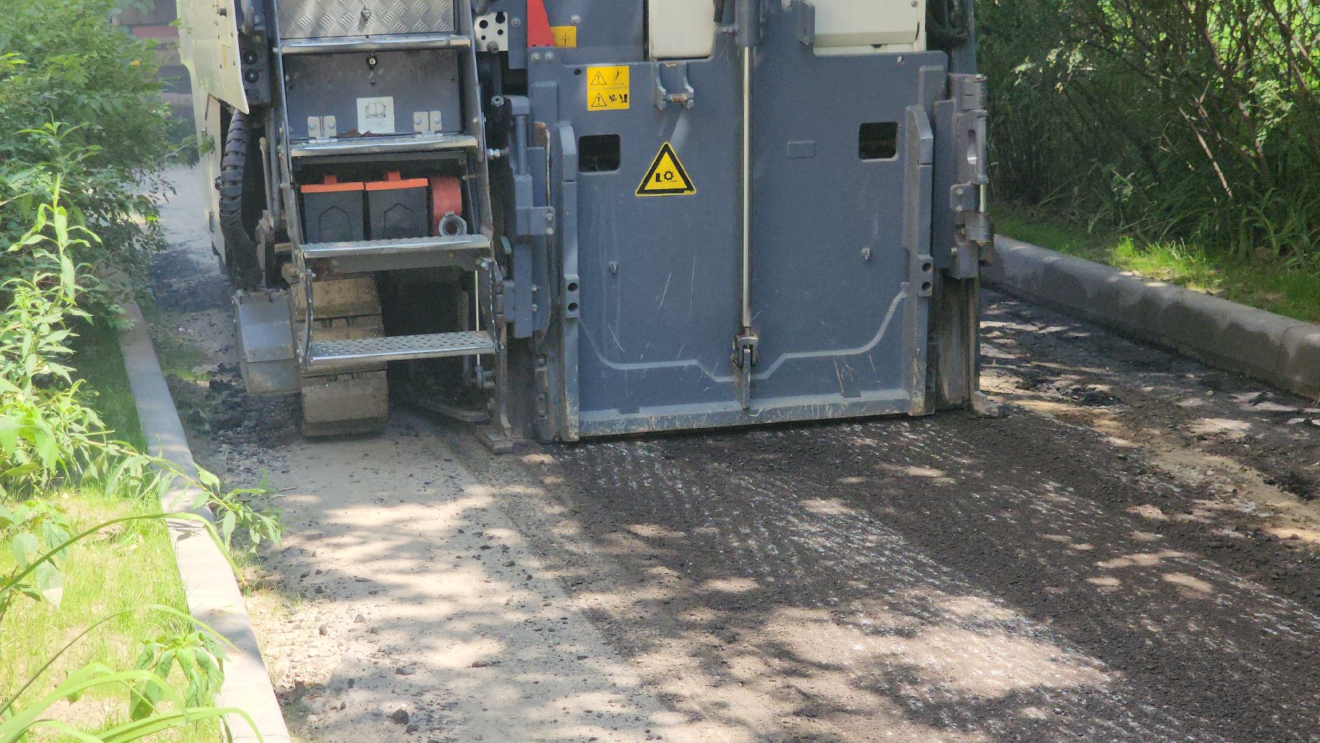 щёлково, благоустройство двора, снятие асфальта,