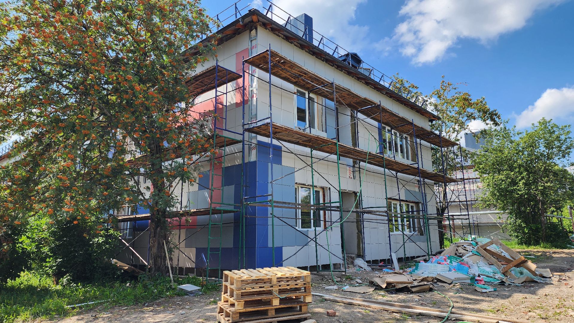 Капитальный ремонт детского сада, Руза, Колюбакино,