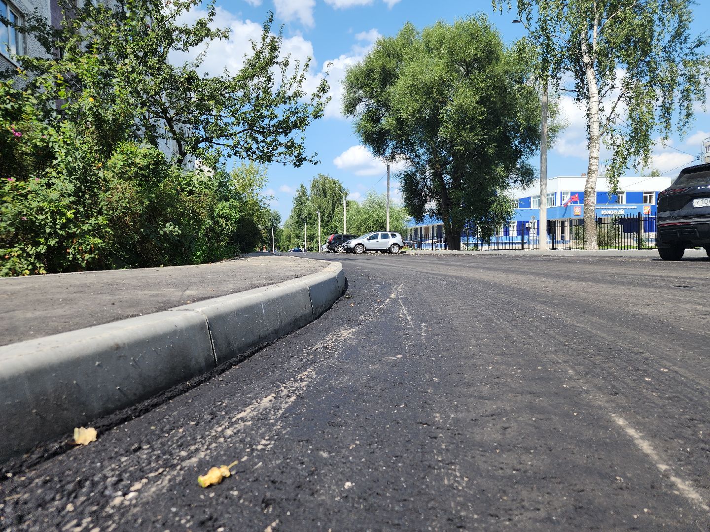 благоустройство дворов, орехово-зуевский округ, дрезна,