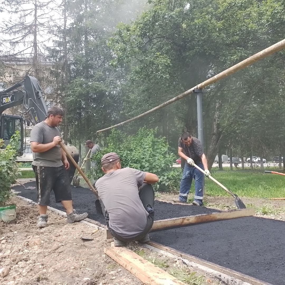 городской округ восход, благоустройство, формирование комфортной городской среды, пешеходная дорожка,