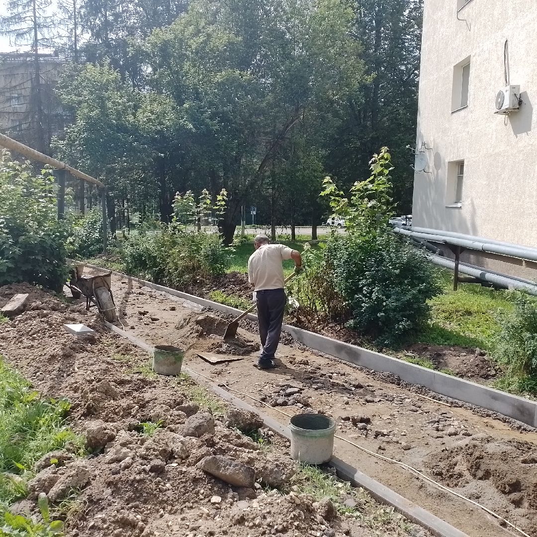 городской округ восход, благоустройство, формирование комфортной городской среды, пешеходная дорожка,