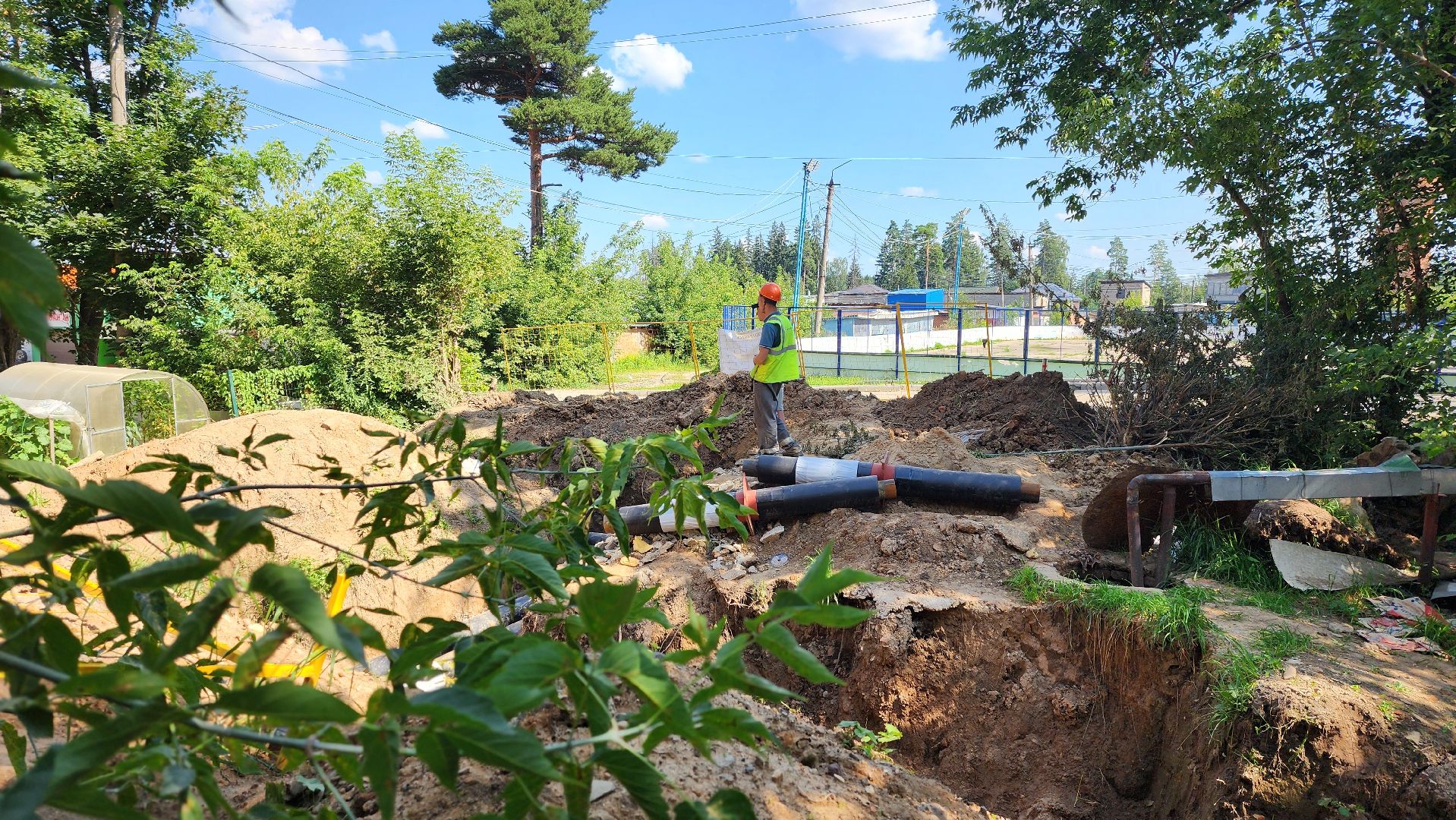 солнечногорск, микрорайон поварово, капремонт теплосети, жкх,