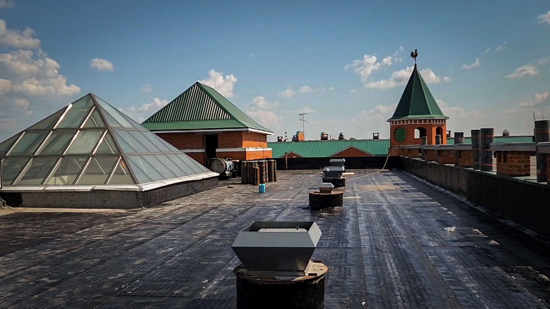 бронницы, ремонт крыши гимназии, ремонт кровли гимназии в бронницах,