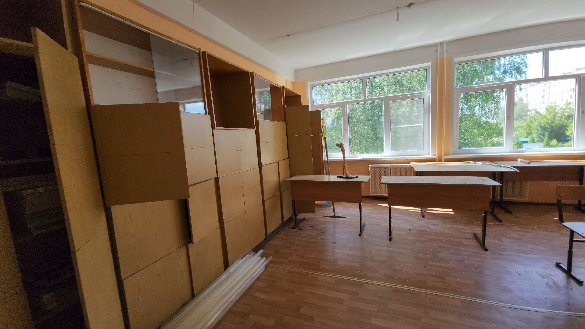 Ремонт школы , капитальный  ремонт, Лобня, Школа 2,