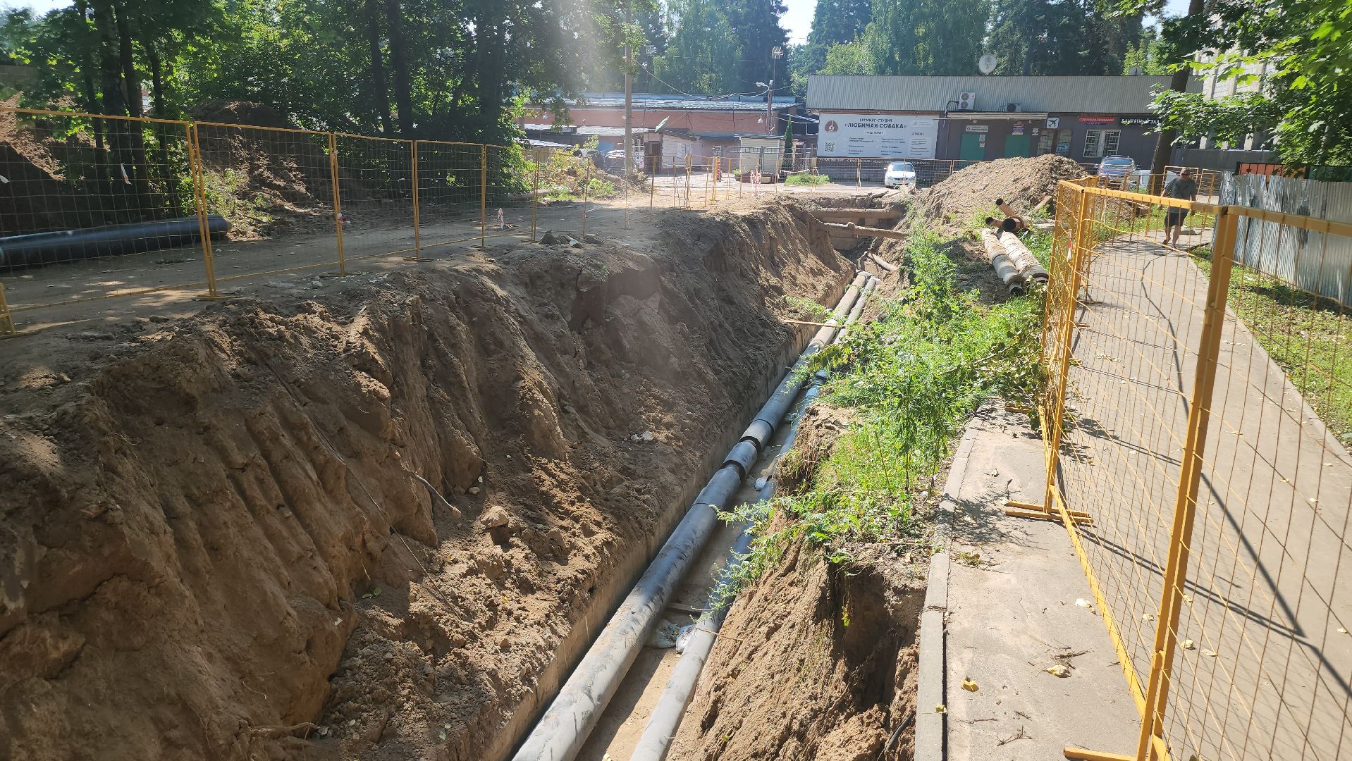 щёлково, замена труб,  реконструкция теплотрассы, монино,