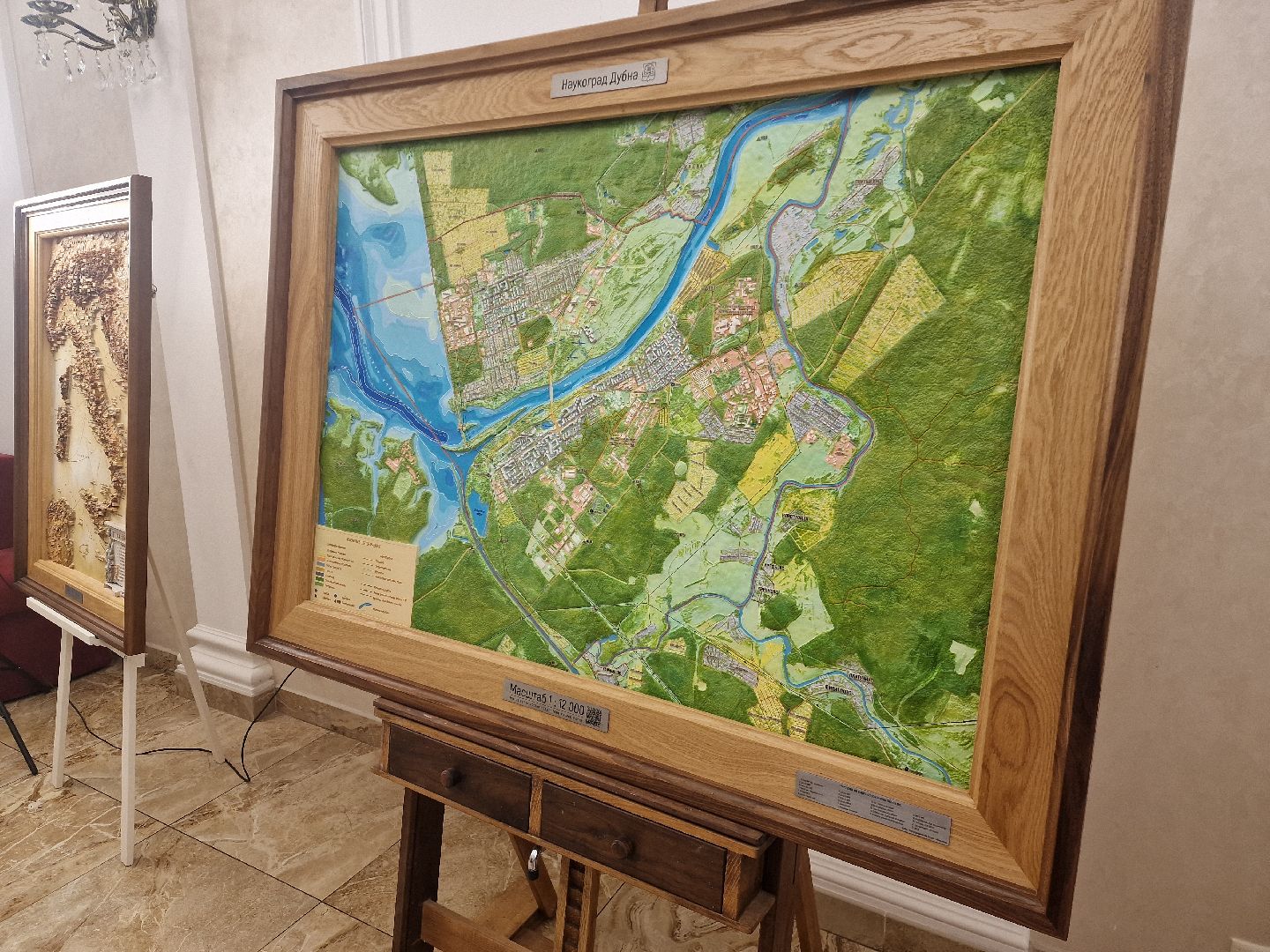 Дубна, КартаДубны,