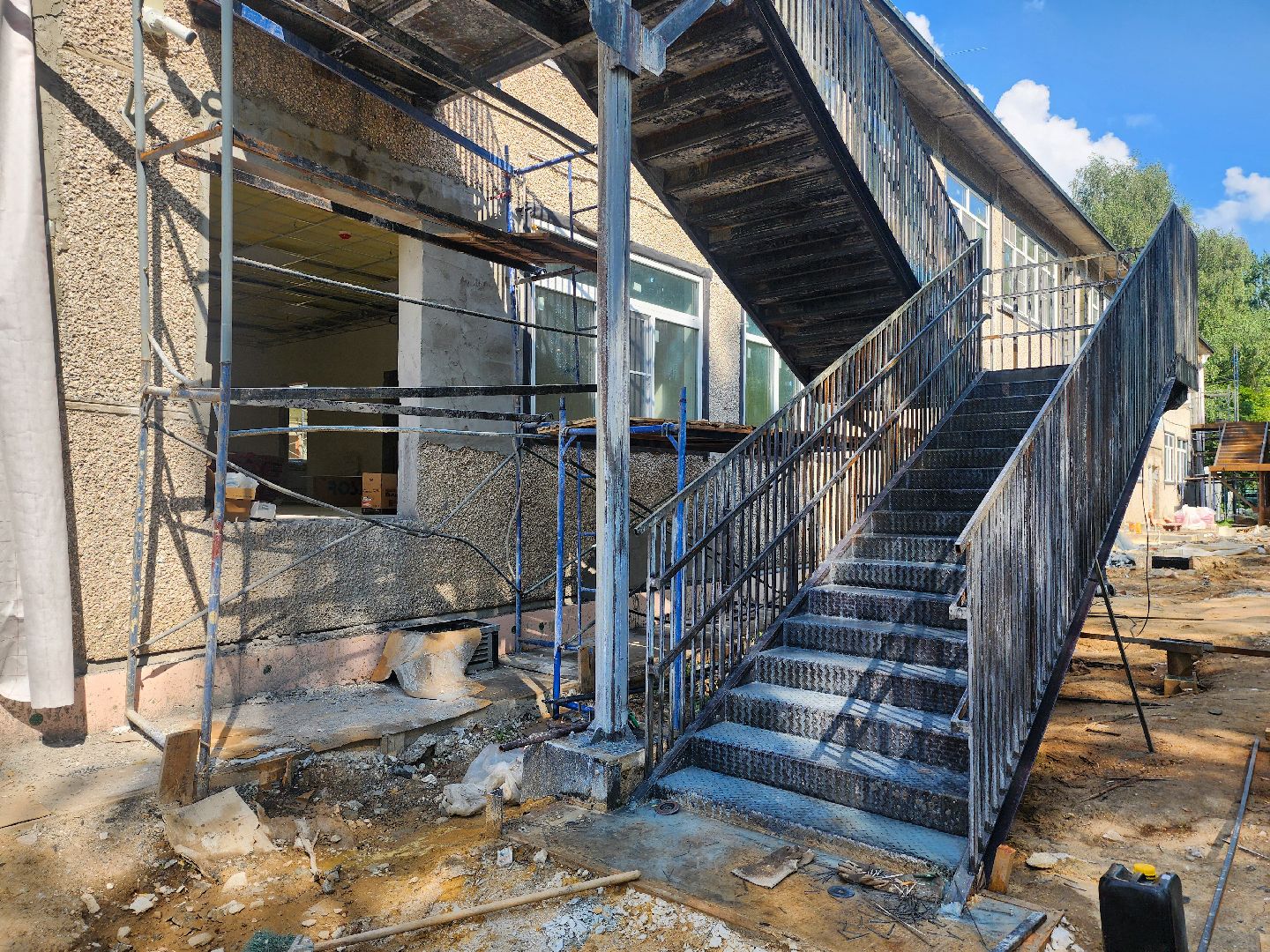 Подольск,  капремонт детского сада, фасадные работы, капитальный ремонт,