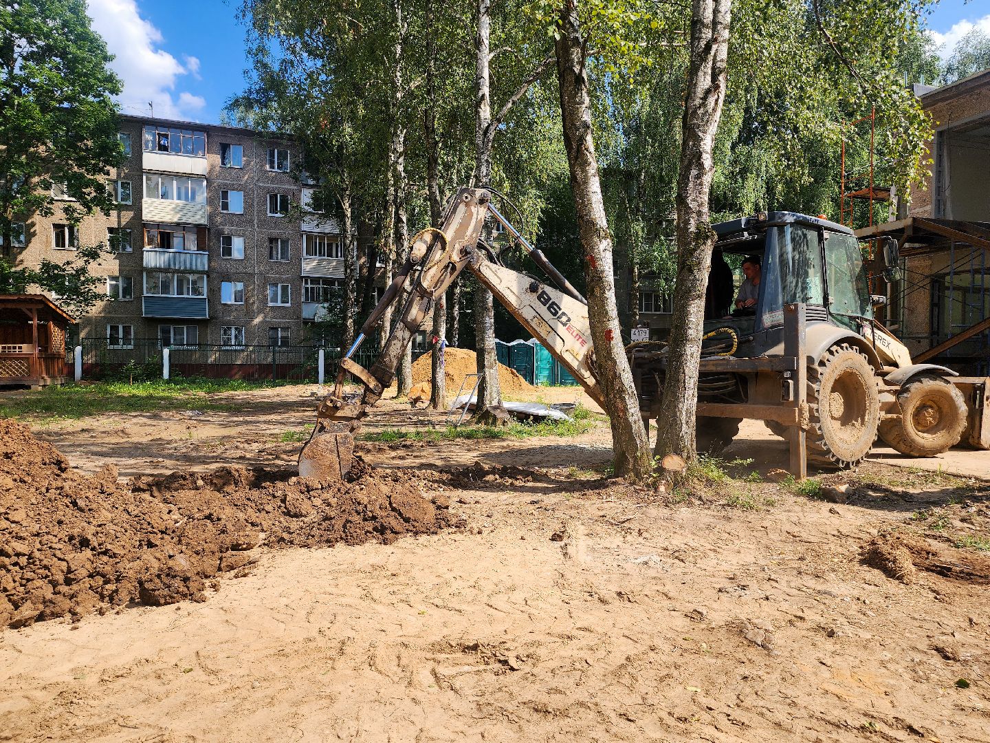 Подольск,  капремонт детского сада, фасадные работы, капитальный ремонт,