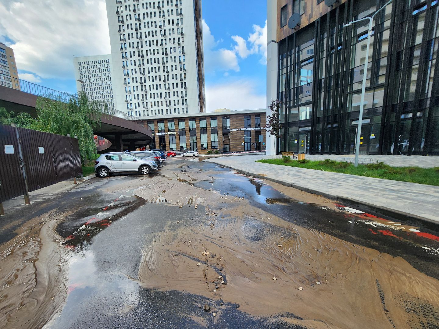 Авария на сетях, Утечка холодной воды, Жкх, Пушкино,