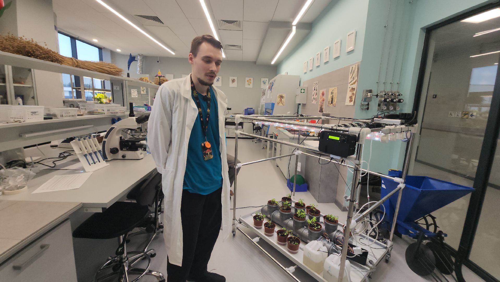 долгопрудный, технопарк физтех-лицея, международная смена, агротехнологии, гидропонная установка, микроклональное размножение растений,растения из пробирки,