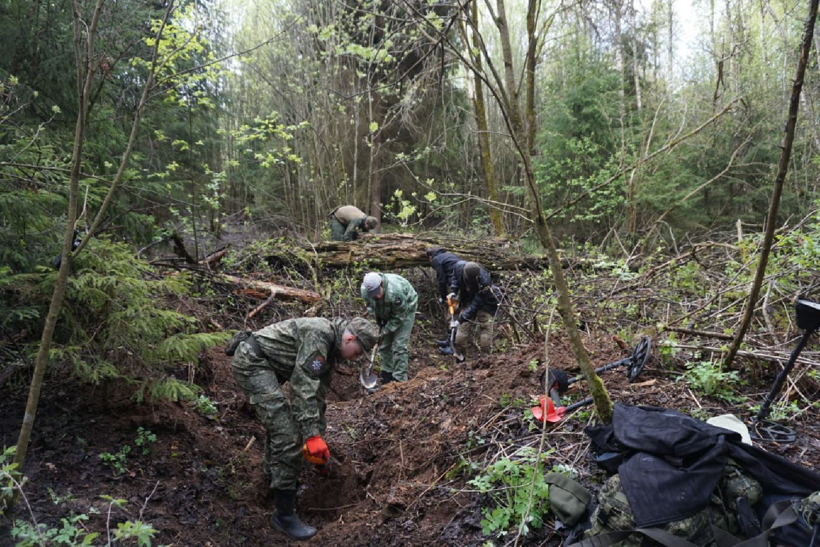 Поисковики, Одинцово, Бушарино, ВОВ