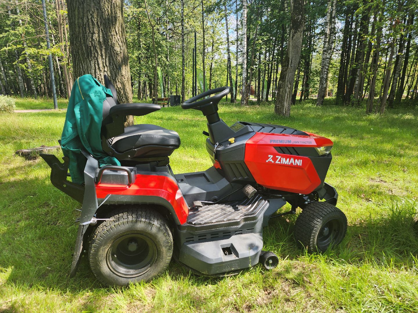 фрязино, лесопарк, садовая техника, покос травы,