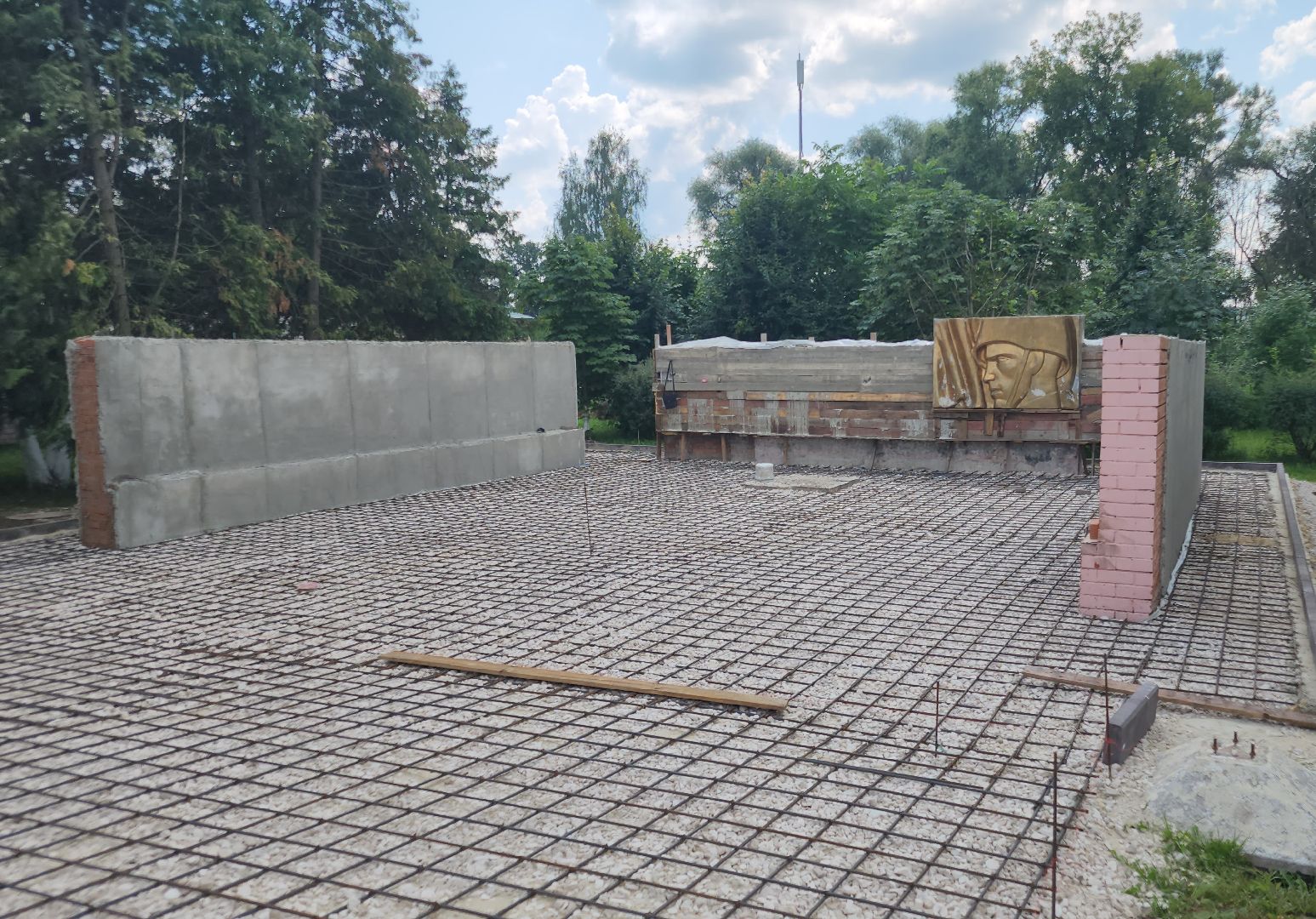 благоустройство 2025, ремонт памятника вов, дрезна, орехово-зуевский округ,