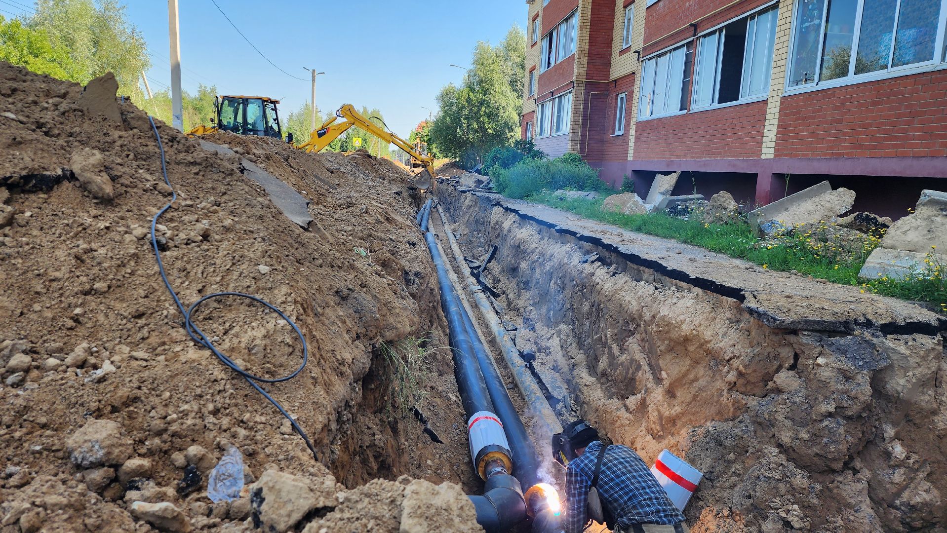 истра, теплотрасса, жкх, капремонт теплосети,