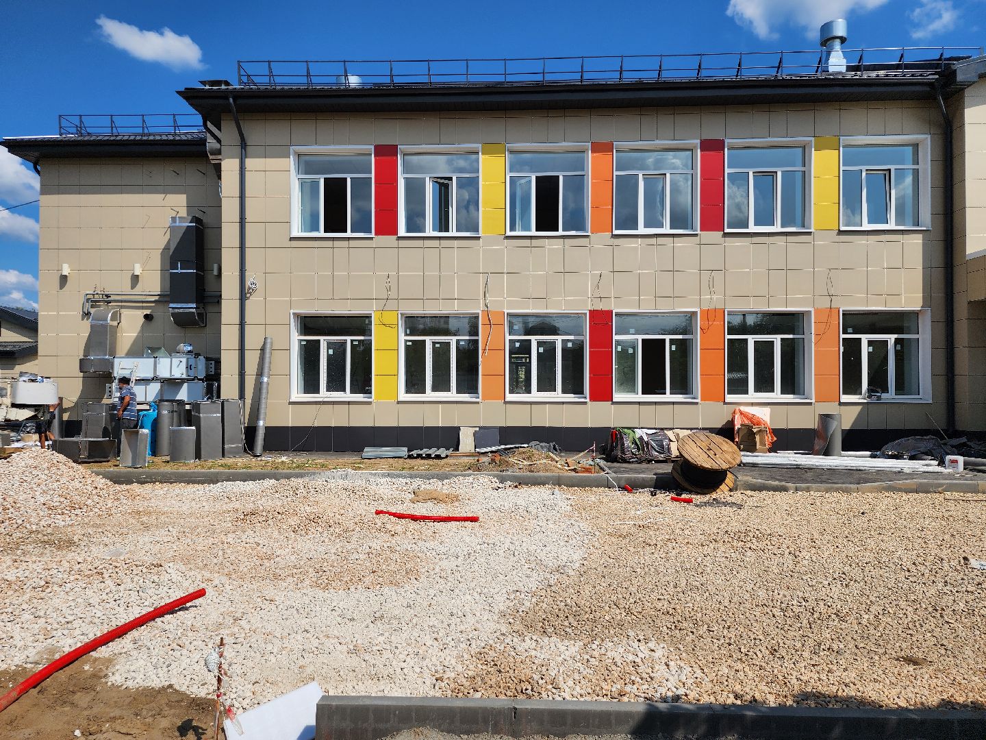 капитальный ремонт, строительство, центр образования, рабочий поселок обухово, богородский городской округ,