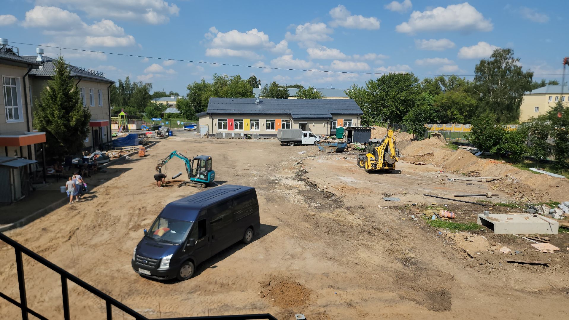 капитальный ремонт, строительство, центр образования, рабочий поселок обухово, богородский городской округ,