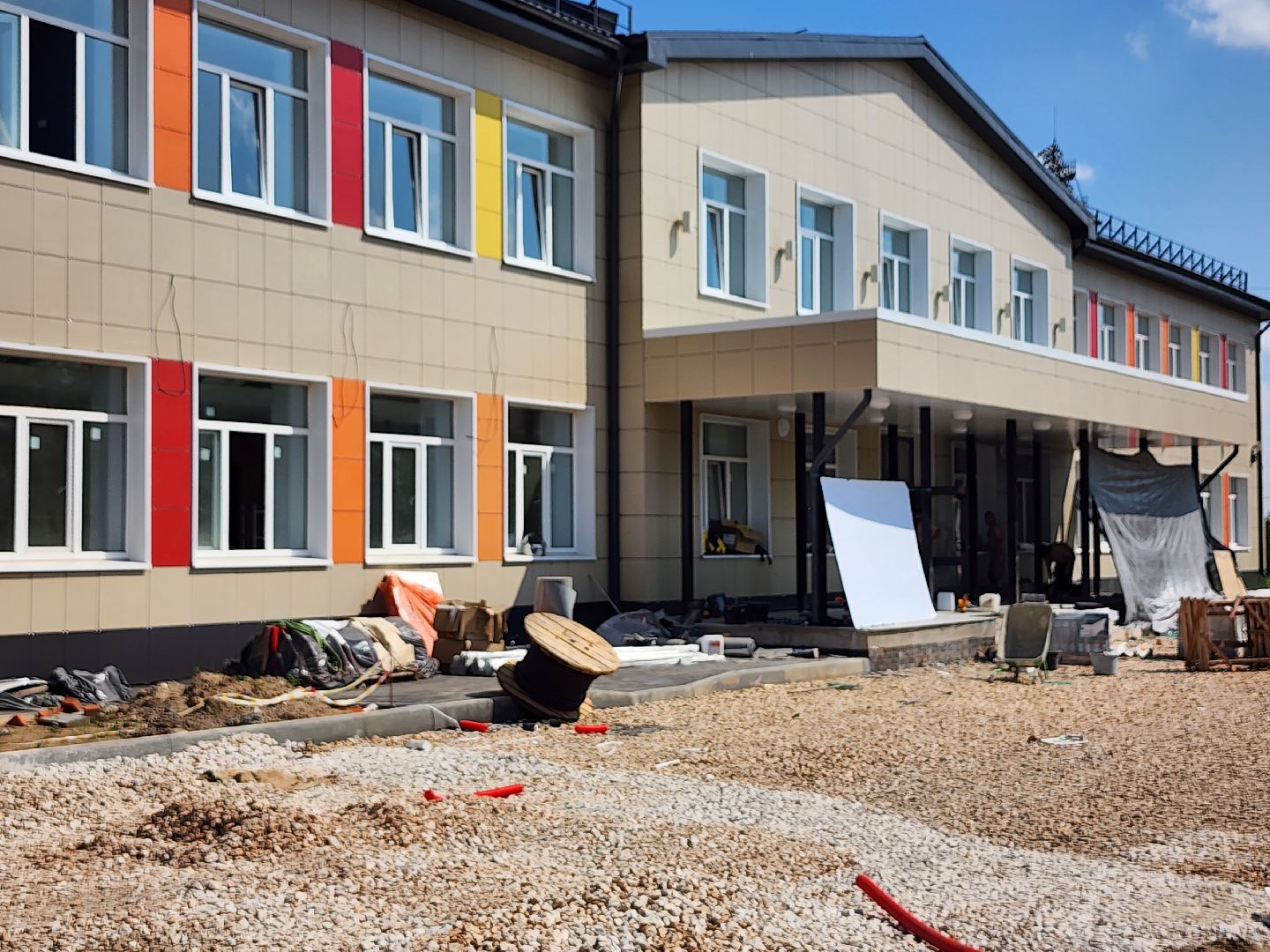 капитальный ремонт, строительство, центр образования, рабочий поселок обухово, богородский городской округ,