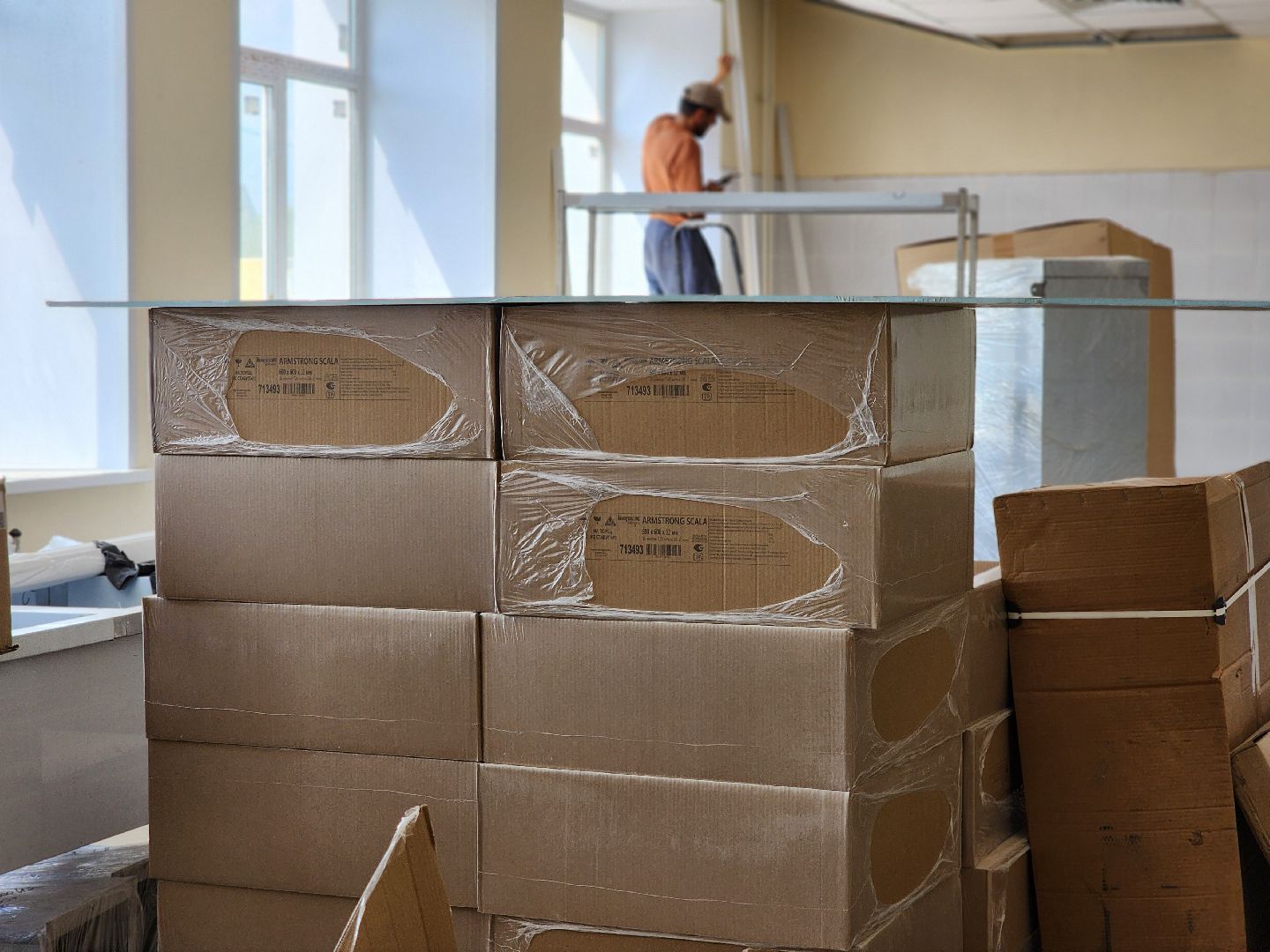 капитальный ремонт, строительство, центр образования, рабочий поселок обухово, богородский городской округ,