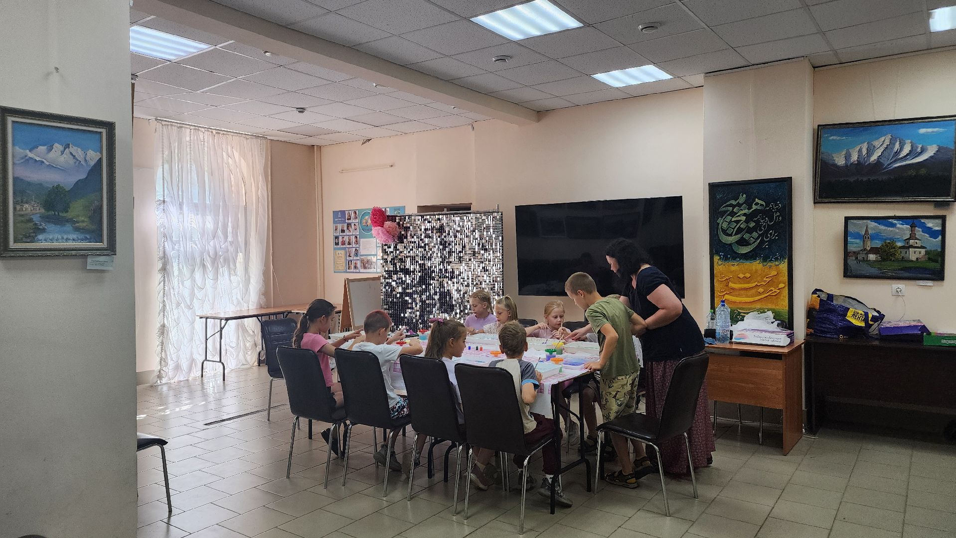 летняя досуговая площадка, протвино, протвинская библиотека,