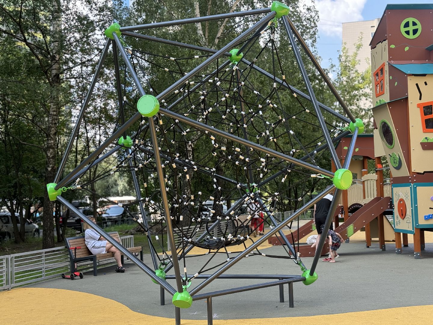 новая детская площадка , губернаторская детская площадка, ленинский городской округ,