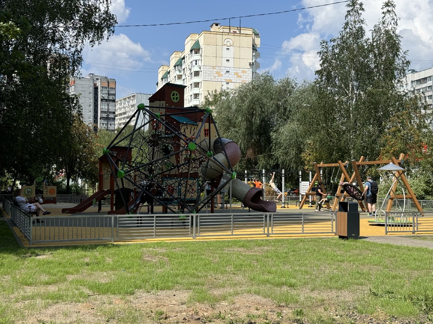 новая детская площадка , губернаторская детская площадка, ленинский городской округ,