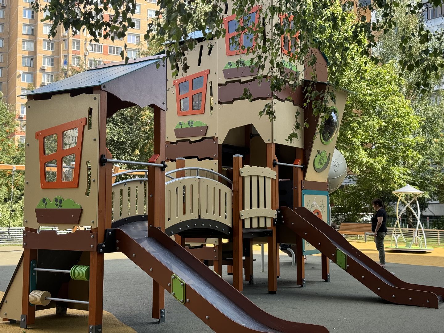 новая детская площадка , губернаторская детская площадка, ленинский городской округ,