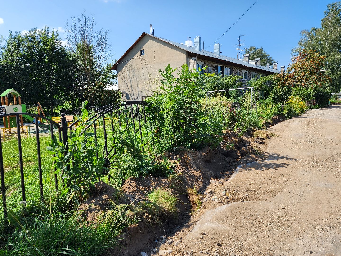 благоустройство, дворовая территория, благоустройство дворовой территории, рабочий поселок обухово, богородский городской округ,