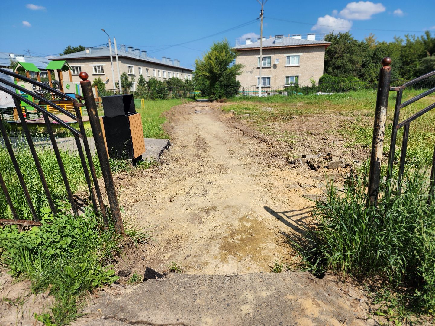 благоустройство, дворовая территория, благоустройство дворовой территории, рабочий поселок обухово, богородский городской округ,