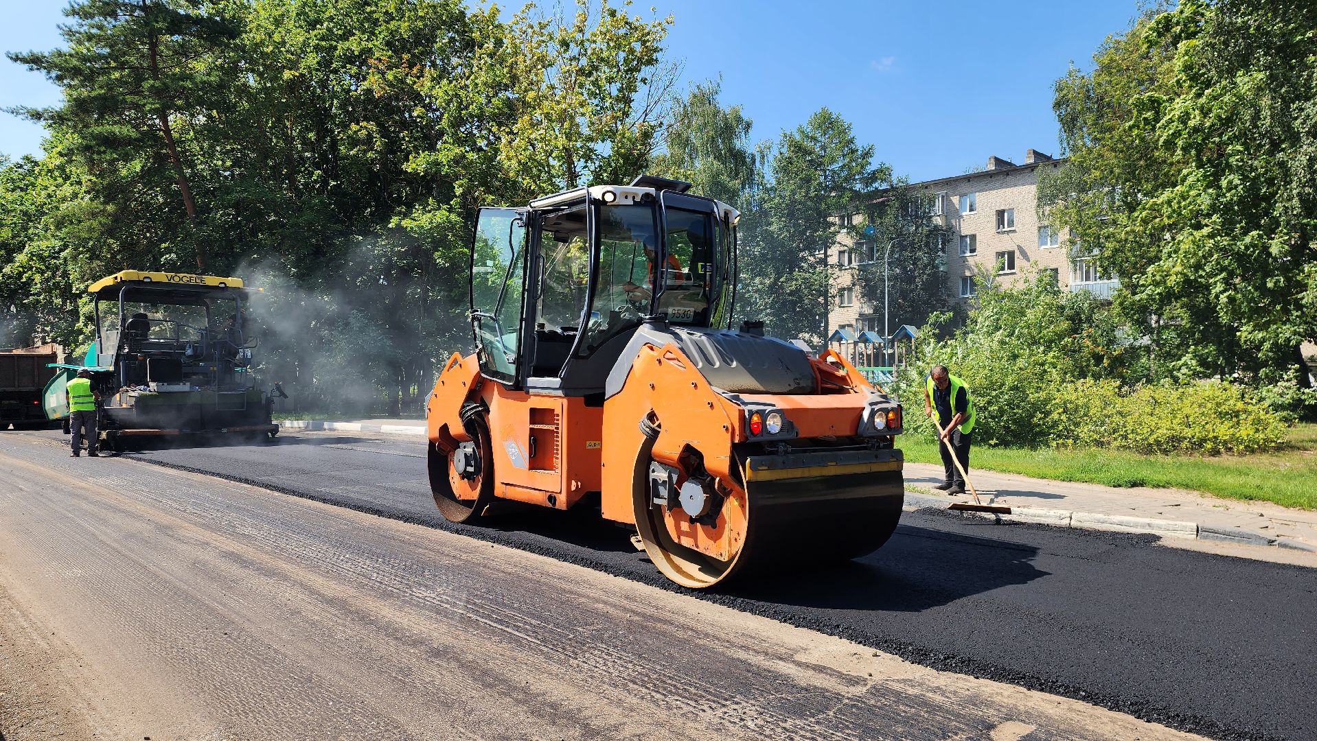 ремонт дорог, истра,