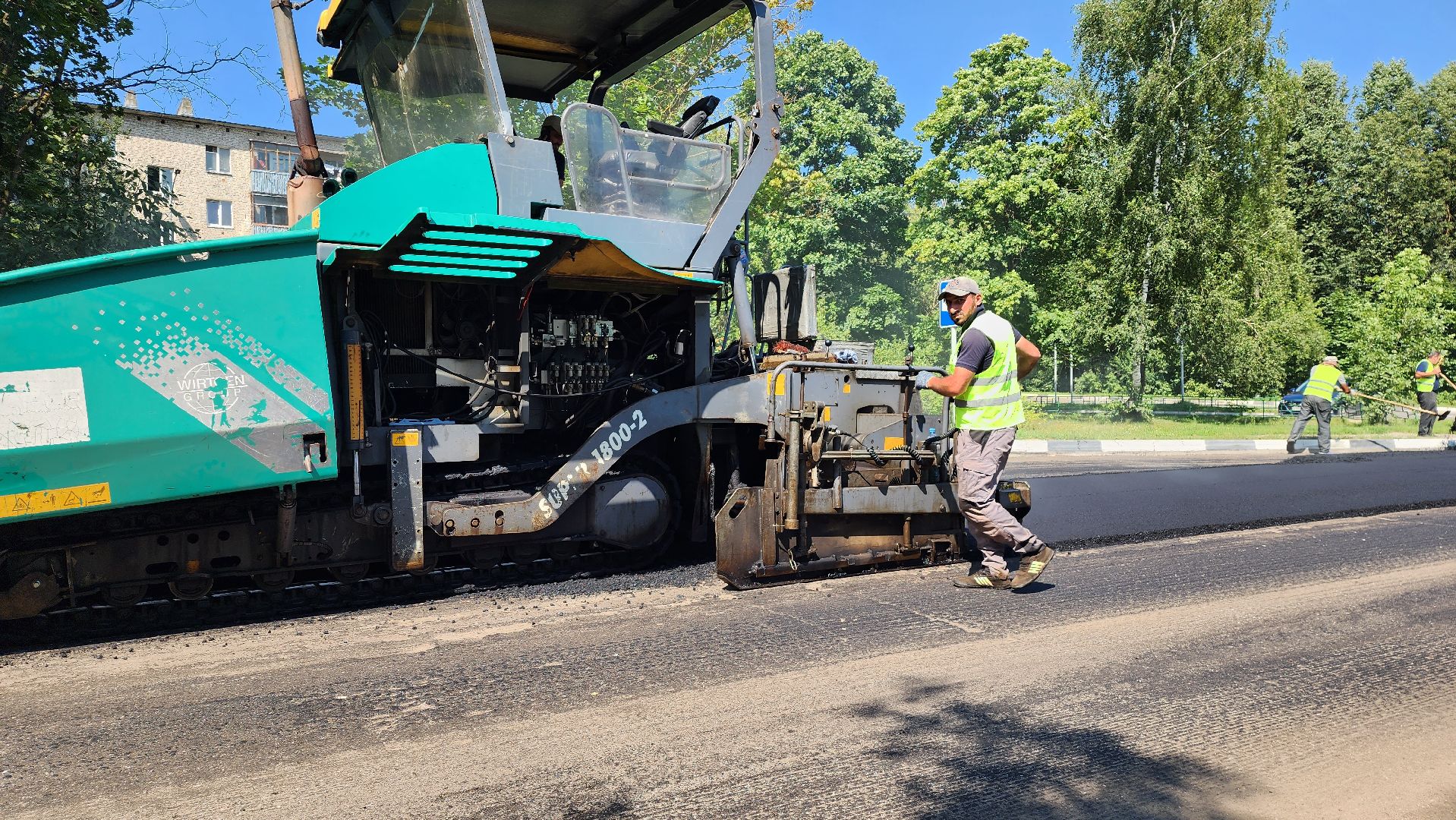 ремонт дорог, истра,