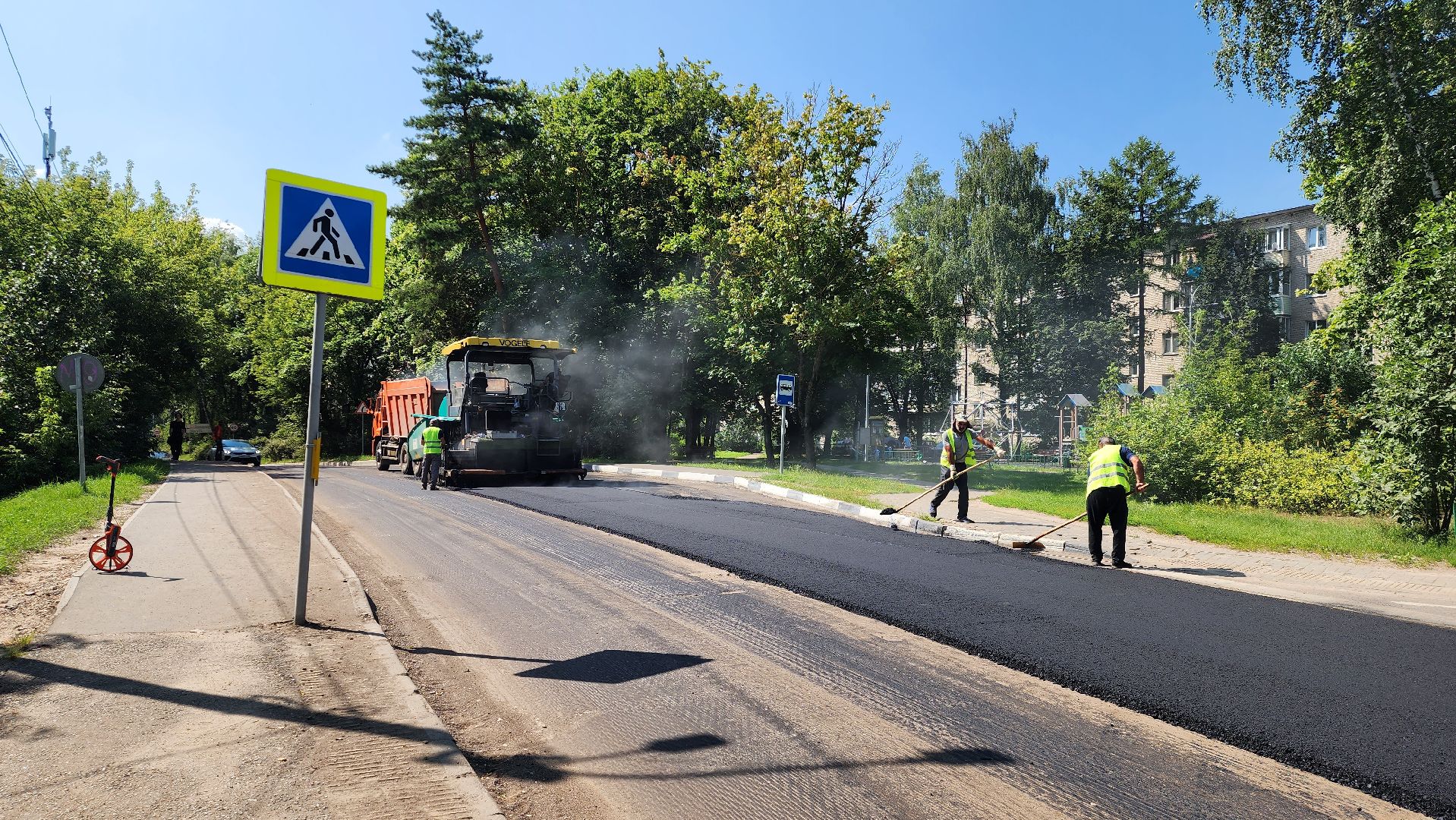 ремонт дорог, истра,