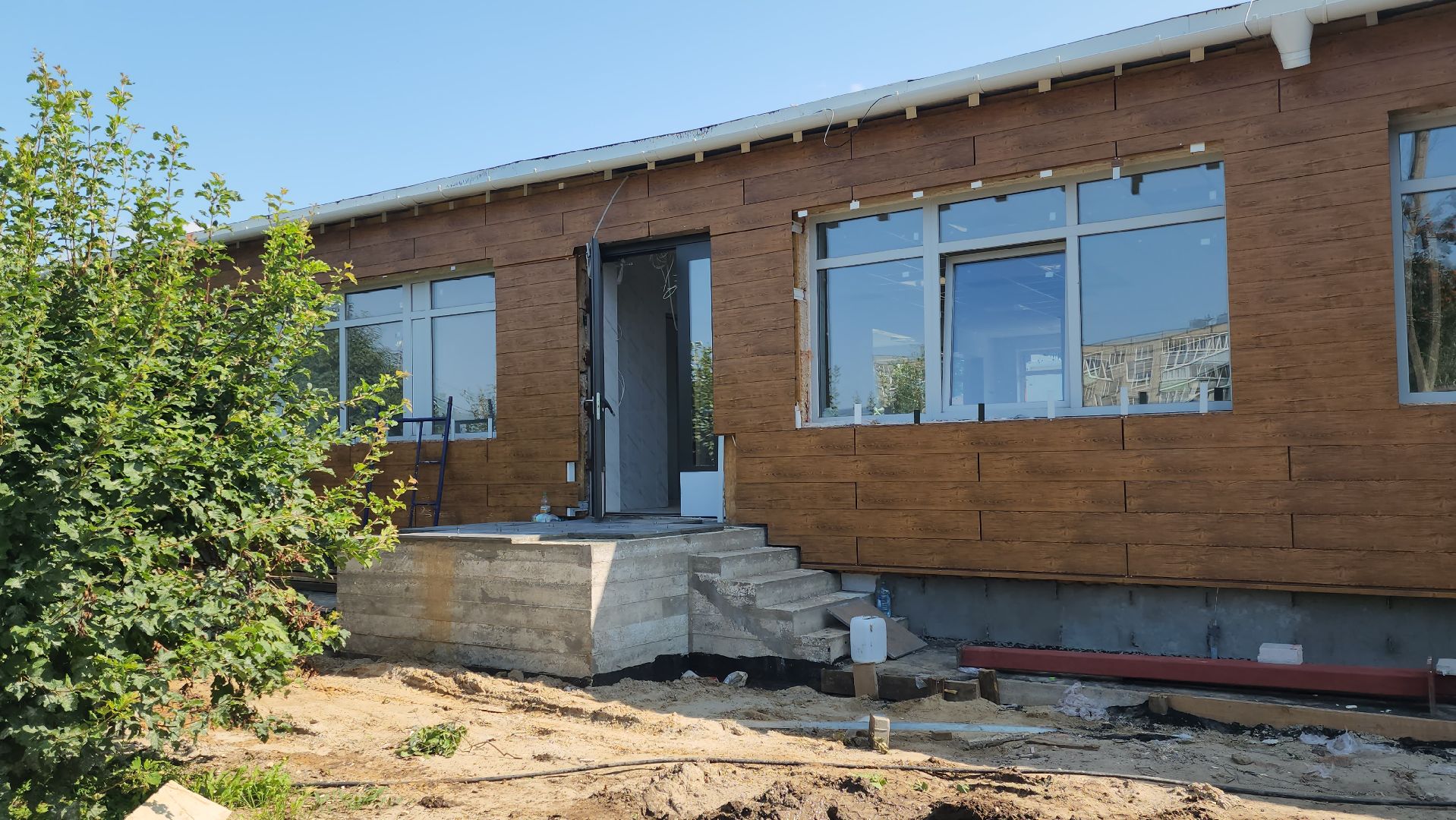 Луховицы, Капитальный ремонт школы во Фруктовой,